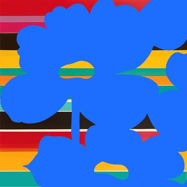 Original Cubism Floral Digital by Robert Erod