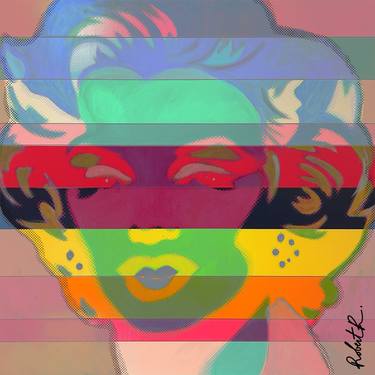 Original Cubism Pop Culture/Celebrity Digital by Robert Erod