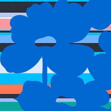 Original Cubism Floral Digital by Robert Erod