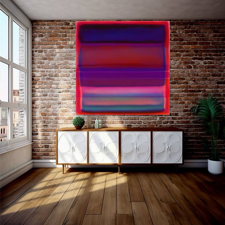Original Abstract Expressionism Abstract Painting by Robert Erod