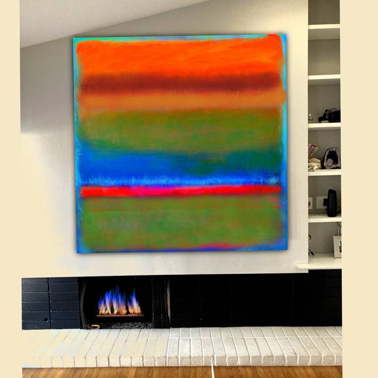 Original Abstract Expressionism Abstract Painting by Robert Erod