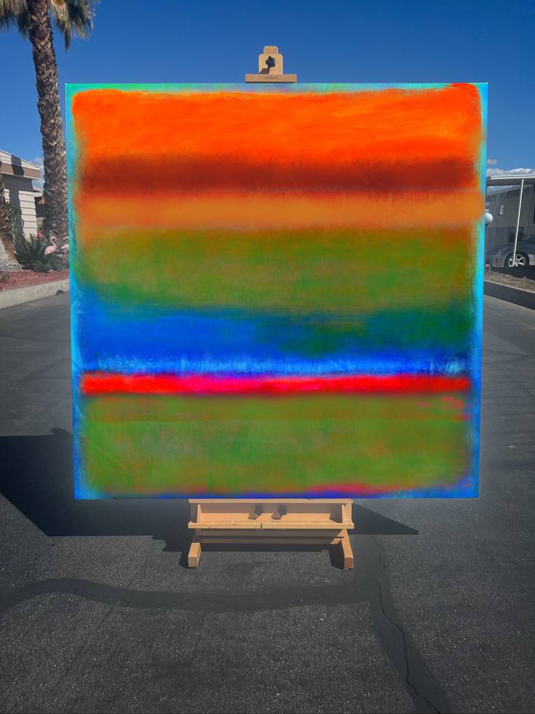 Original Abstract Expressionism Abstract Painting by Robert Erod