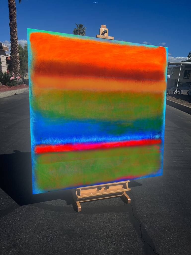 Original Abstract Expressionism Abstract Painting by Robert Erod