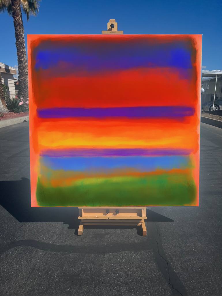 Original Abstract Expressionism Abstract Painting by Robert Erod