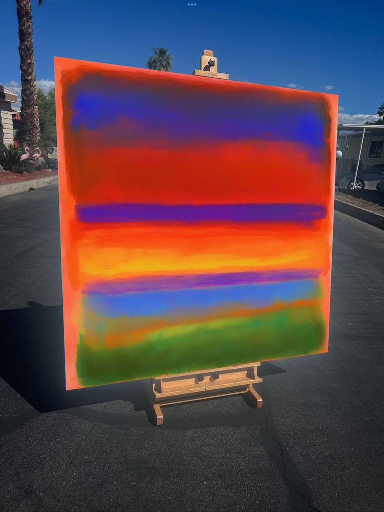 Original Abstract Expressionism Abstract Painting by Robert Erod
