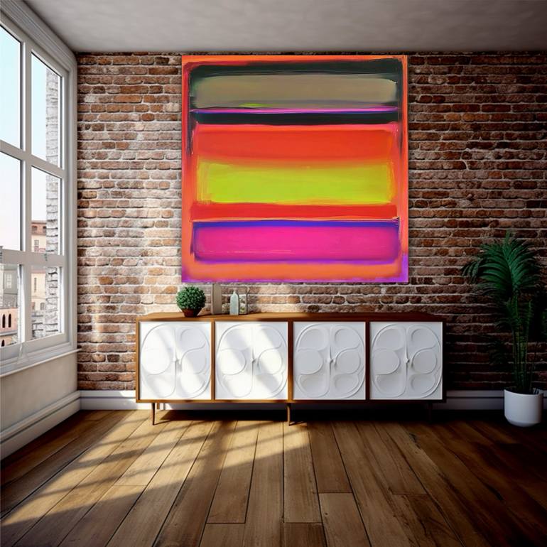 Original Abstract Expressionism Abstract Painting by Robert Erod