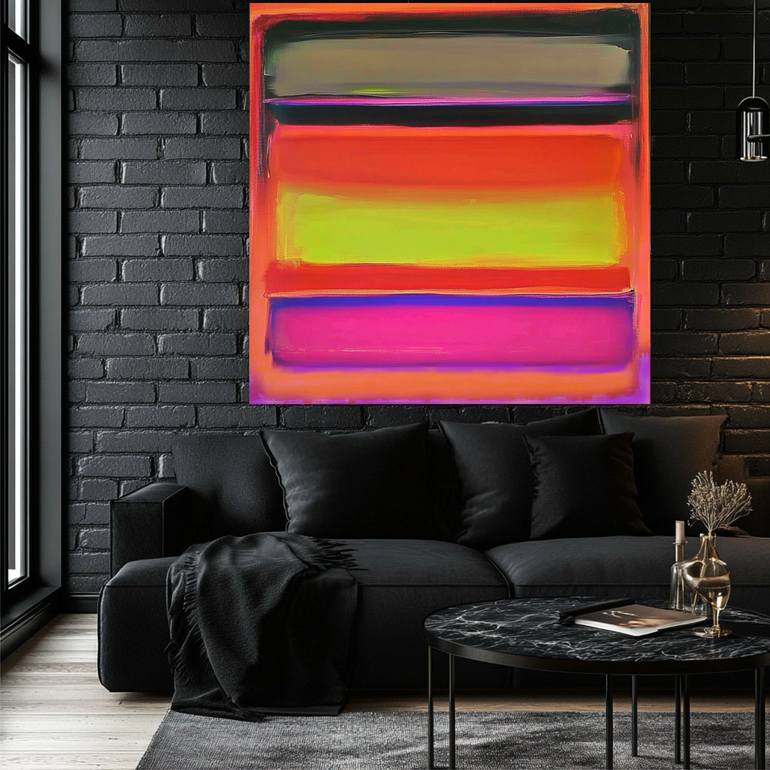 Original Abstract Expressionism Abstract Painting by Robert Erod