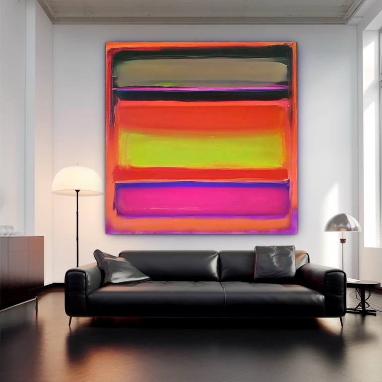 Original Abstract Expressionism Abstract Painting by Robert Erod