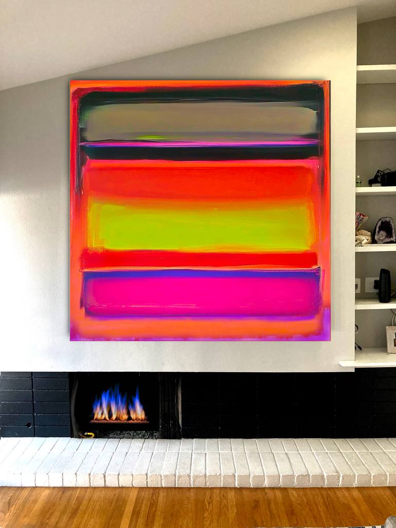 Original Abstract Expressionism Abstract Painting by Robert Erod