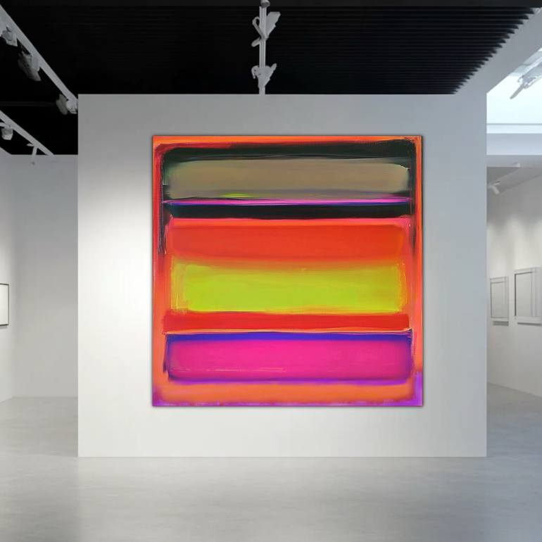 Original Abstract Expressionism Abstract Painting by Robert Erod