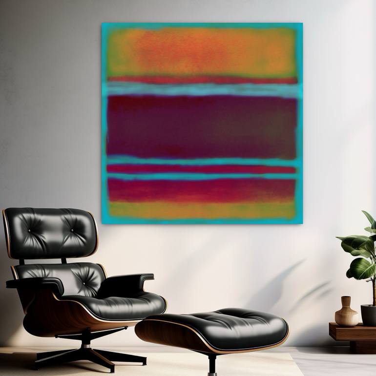 Original Abstract Expressionism Abstract Painting by Robert Erod