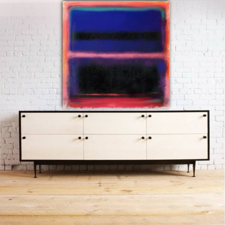 Original Abstract Expressionism Abstract Painting by Robert Erod