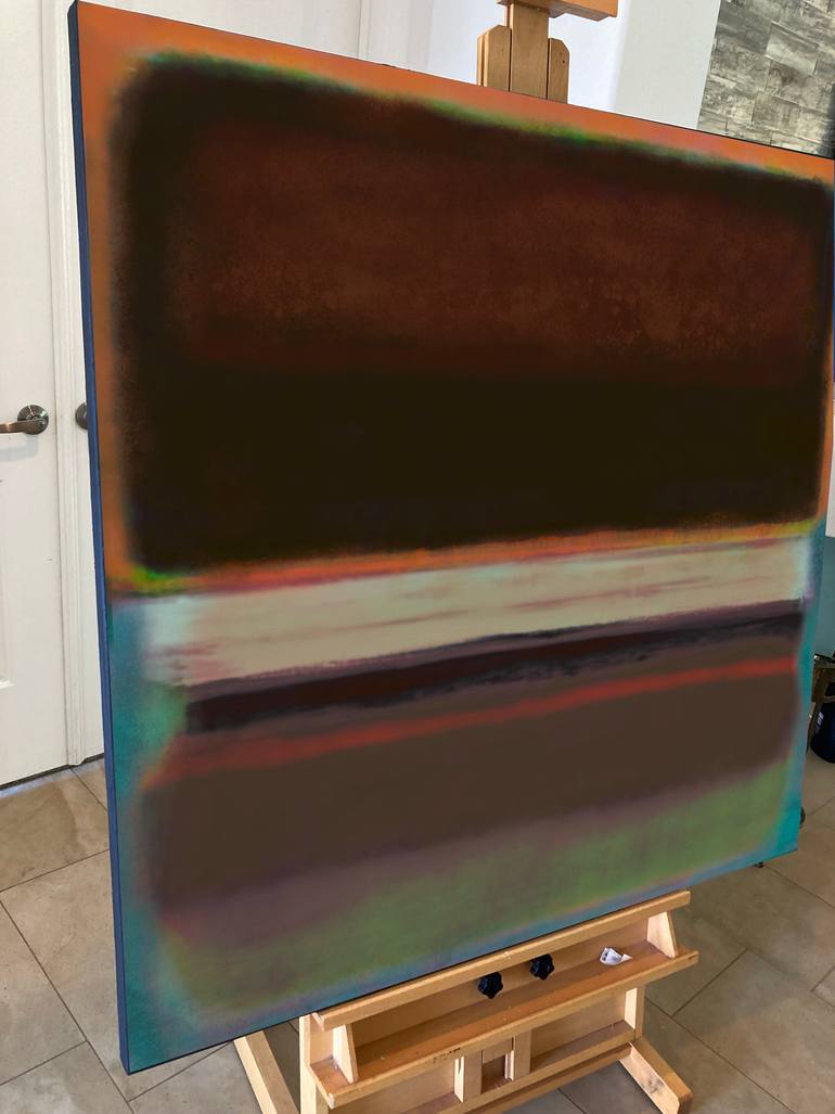 Original Abstract Expressionism Abstract Painting by Robert Erod