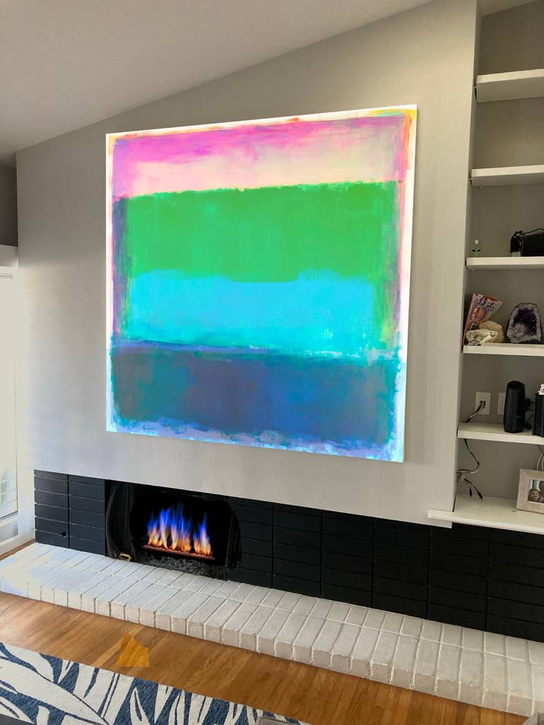 Original Abstract Expressionism Abstract Painting by Robert Erod