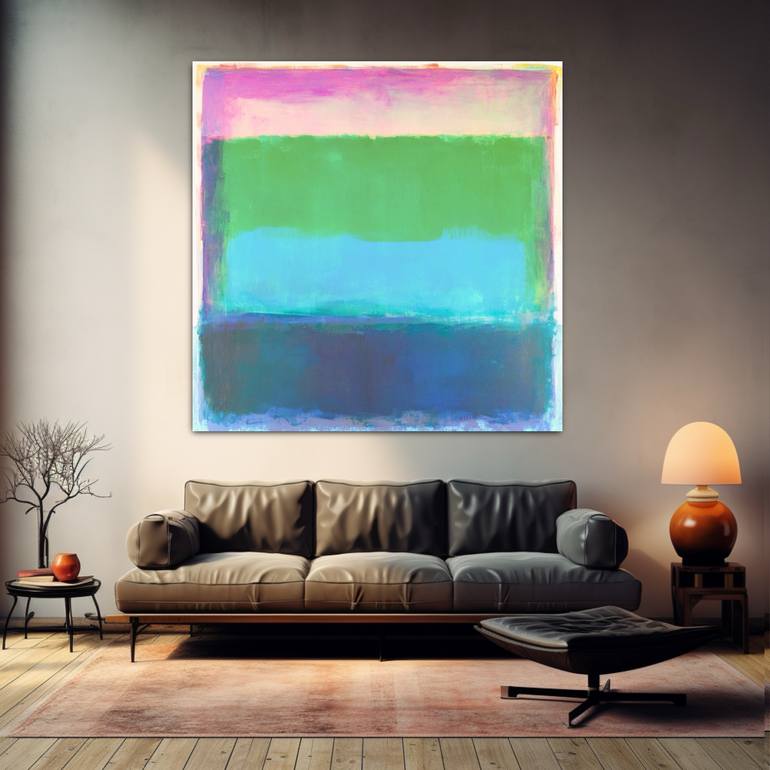 Original Abstract Expressionism Abstract Painting by Robert Erod