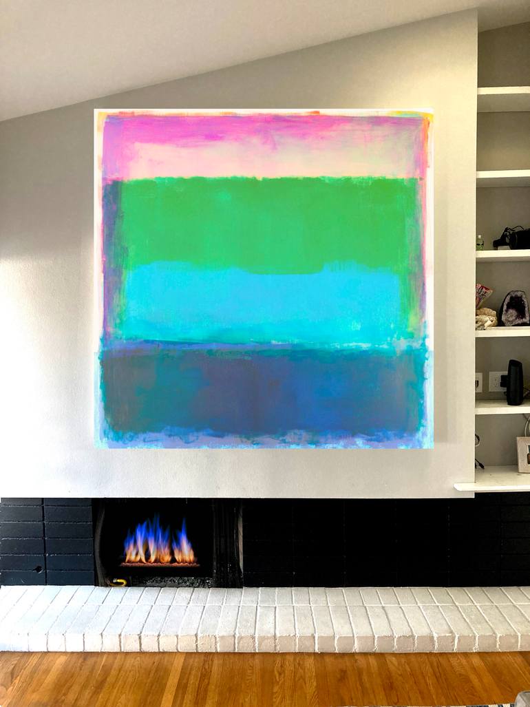 Original Abstract Expressionism Abstract Painting by Robert Erod