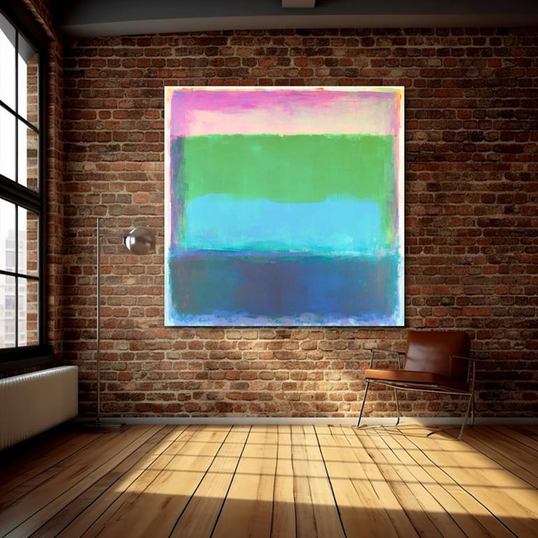 Original Abstract Expressionism Abstract Painting by Robert Erod