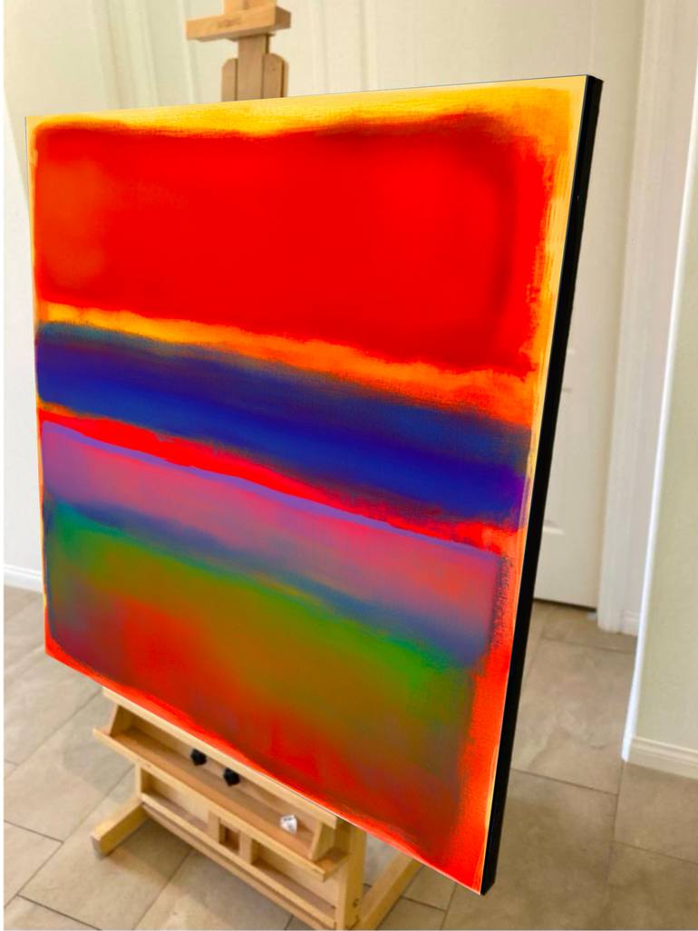 Original Abstract Expressionism Abstract Painting by Robert Erod