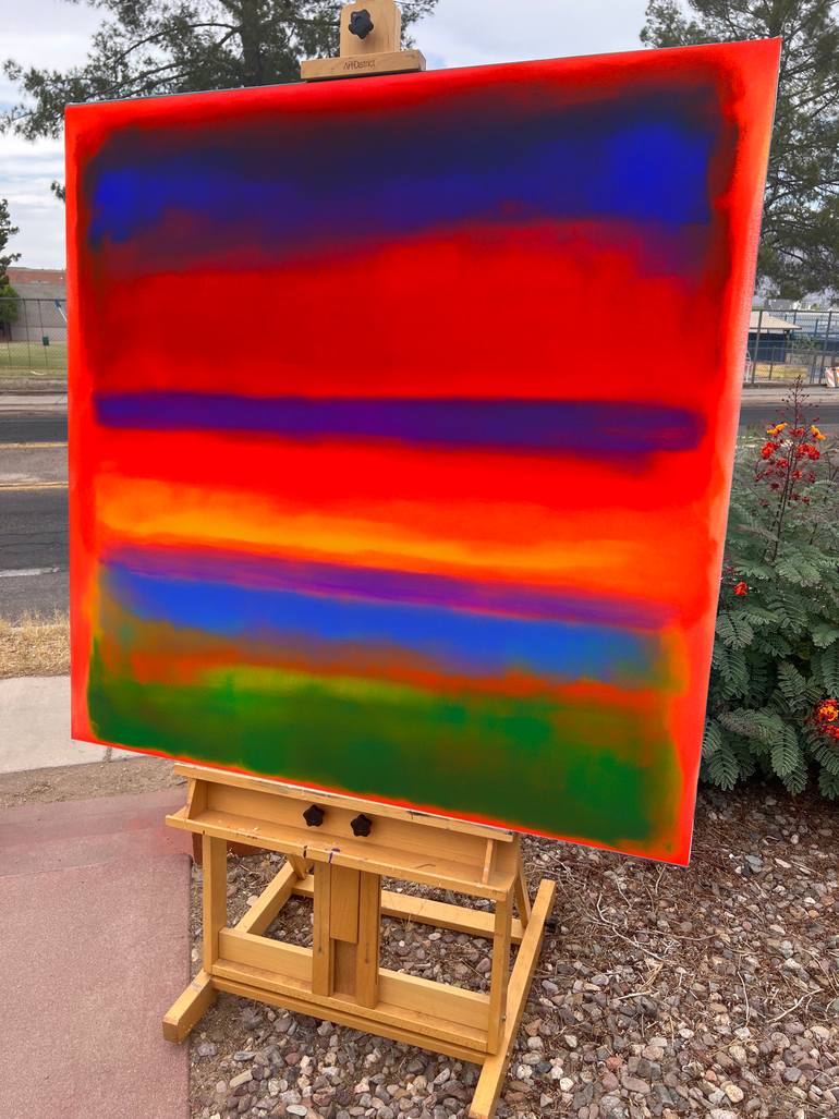Original Abstract Expressionism Abstract Painting by Robert Erod