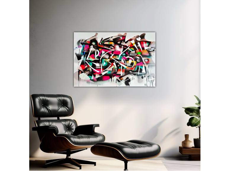 Original Abstract Expressionism Abstract Digital by Robert Erod