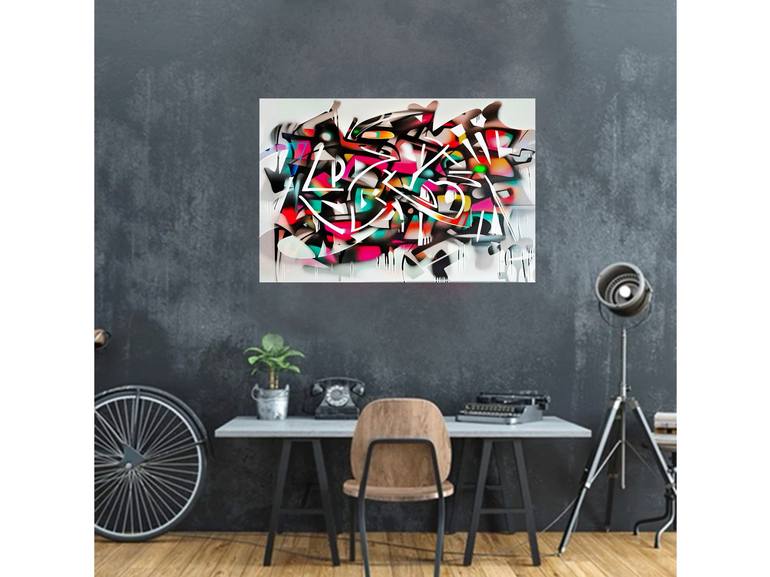 Original Abstract Expressionism Abstract Digital by Robert Erod