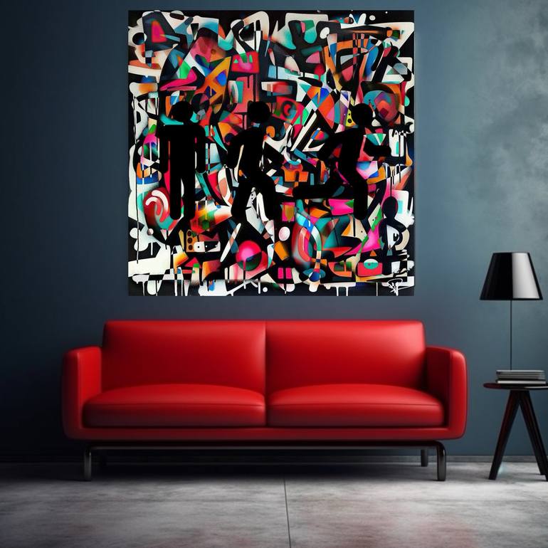 Original Abstract Expressionism Abstract Digital by Robert Erod