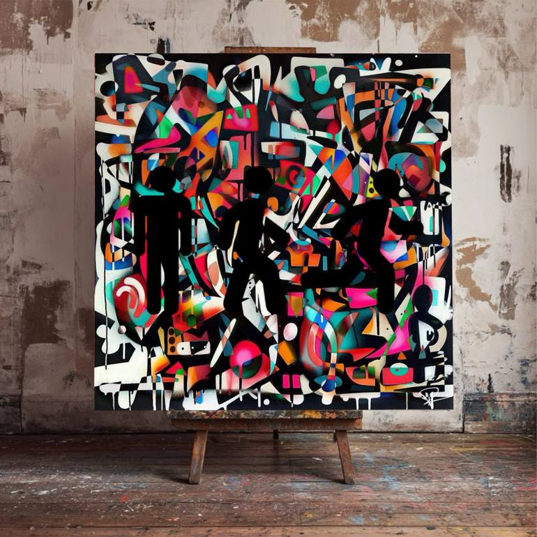 Original Abstract Expressionism Abstract Digital by Robert Erod