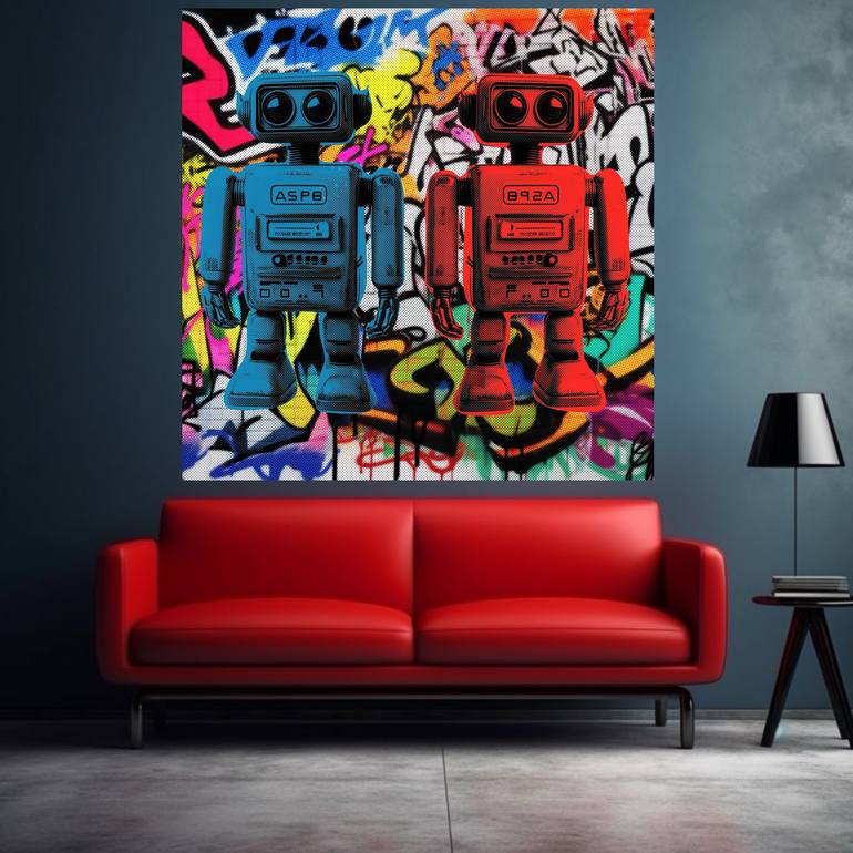 Original Abstract Expressionism Abstract Digital by Robert Erod