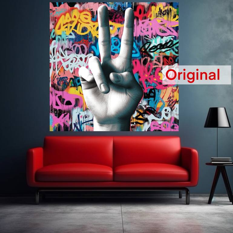 Original Abstract Expressionism Abstract Digital by Robert Erod