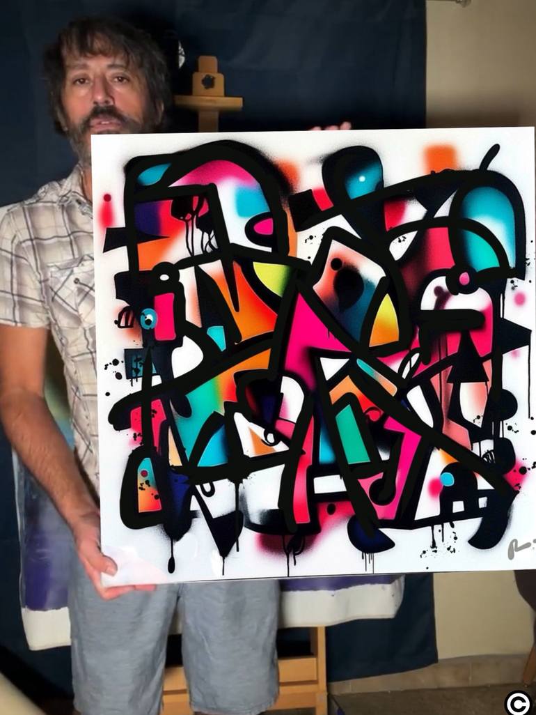 Original Abstract Expressionism Abstract Digital by Robert Erod