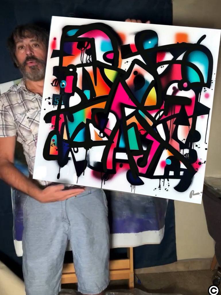 Original Abstract Expressionism Abstract Digital by Robert Erod