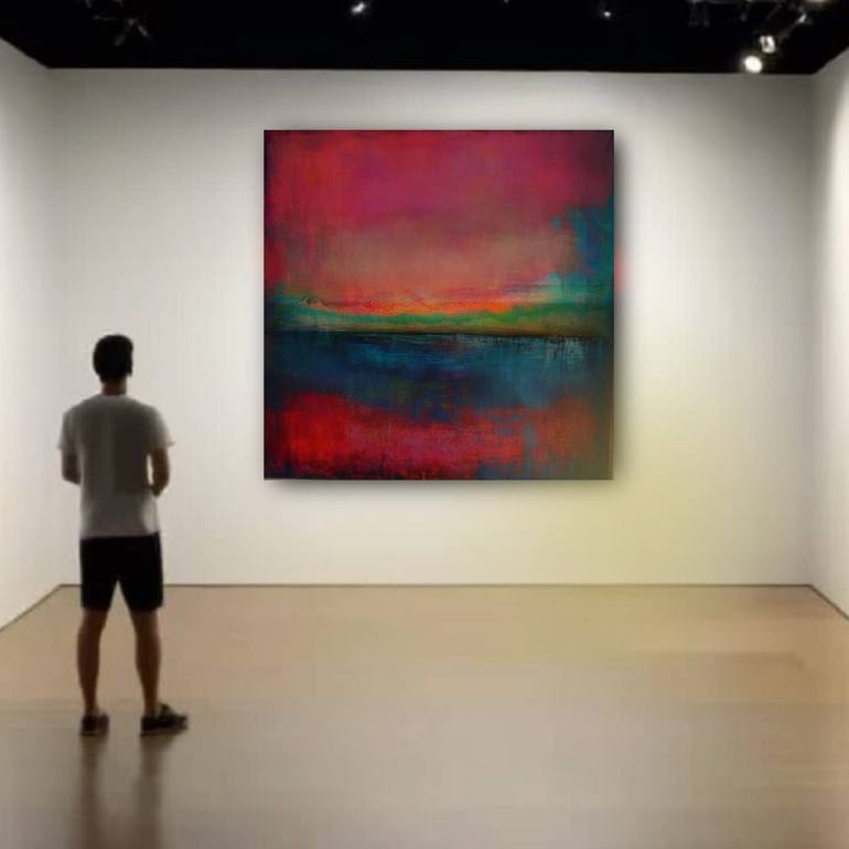 Original Abstract Expressionism Abstract Painting by Robert Erod