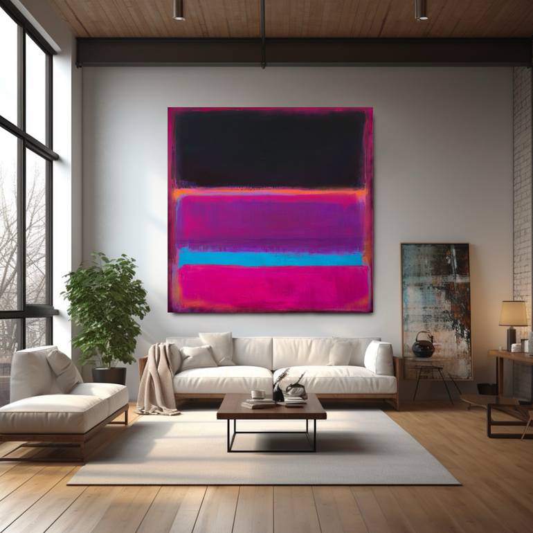 Original Abstract Expressionism Abstract Painting by Robert Erod