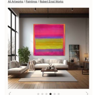 Original Abstract Expressionism Abstract Paintings by Robert Erod