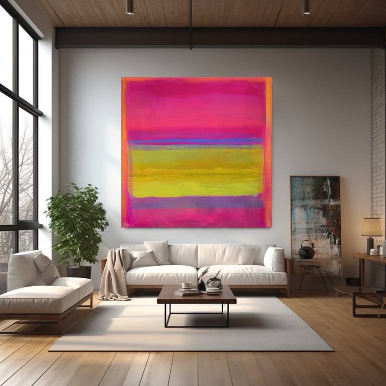 Original Abstract Expressionism Abstract Painting by Robert Erod