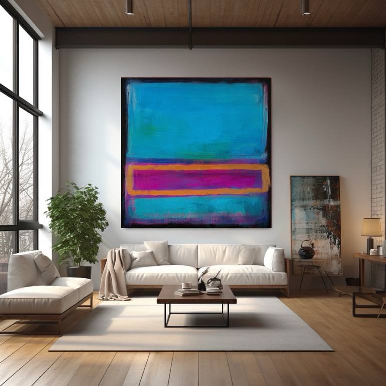 Original Abstract Expressionism Abstract Painting by Robert Erod