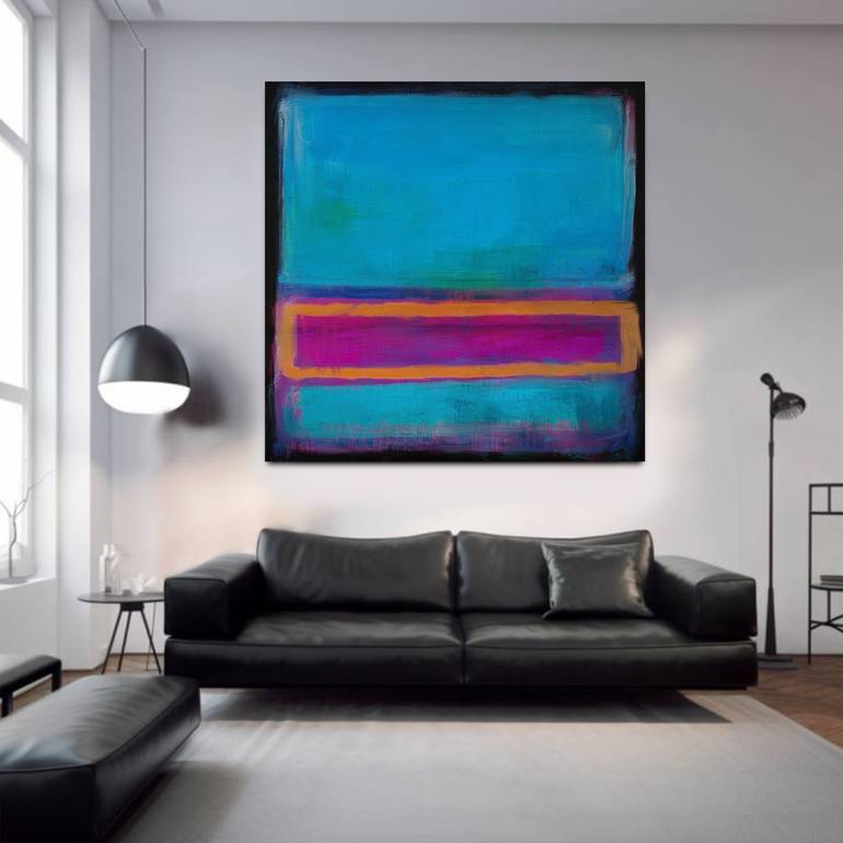 Original Abstract Expressionism Abstract Painting by Robert Erod