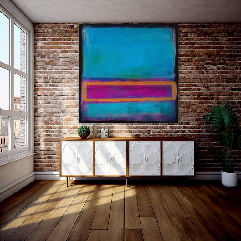 Original Abstract Expressionism Abstract Painting by Robert Erod