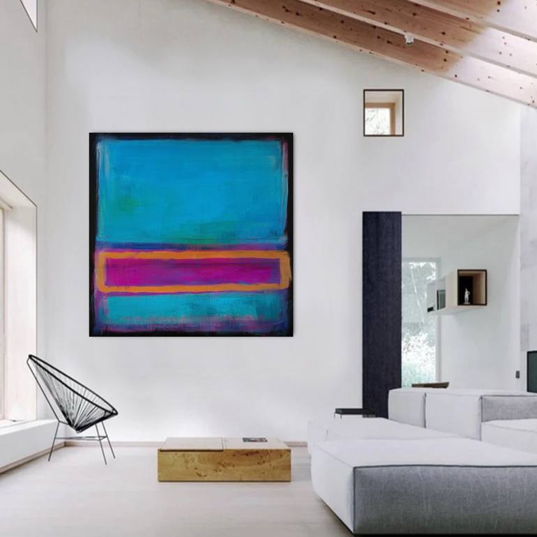 Original Abstract Expressionism Abstract Painting by Robert Erod