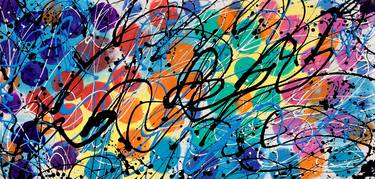 48x24 Large Colorful Modern Abstract #22 thumb