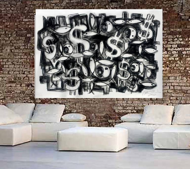 Original Abstract Expressionism Abstract Painting by Robert Erod