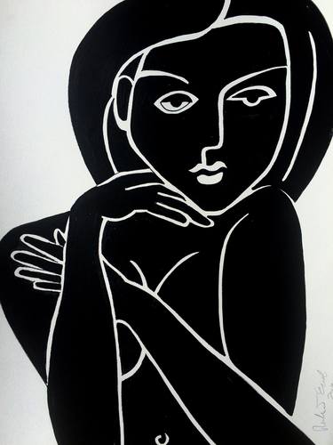 UPDATE - Modern Girl 60x40 GALLERY STRETCHED thumb