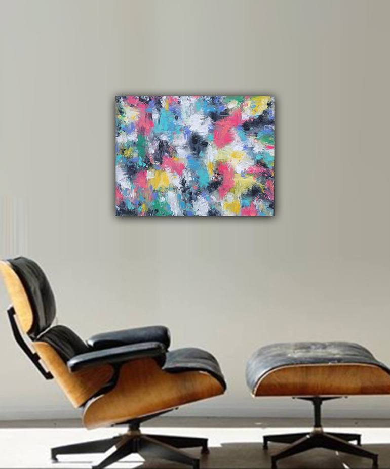 Original Abstract Expressionism Abstract Painting by Robert Erod