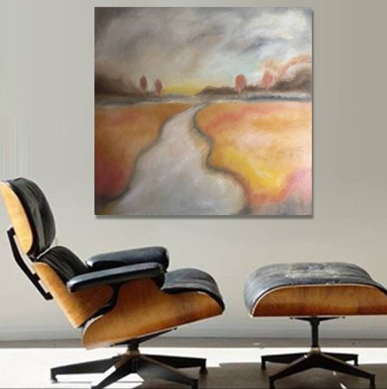 Original Abstract Landscape Painting by Robert Erod