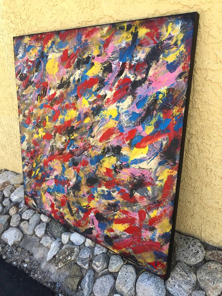 Original Abstract Expressionism Abstract Painting by Robert Erod
