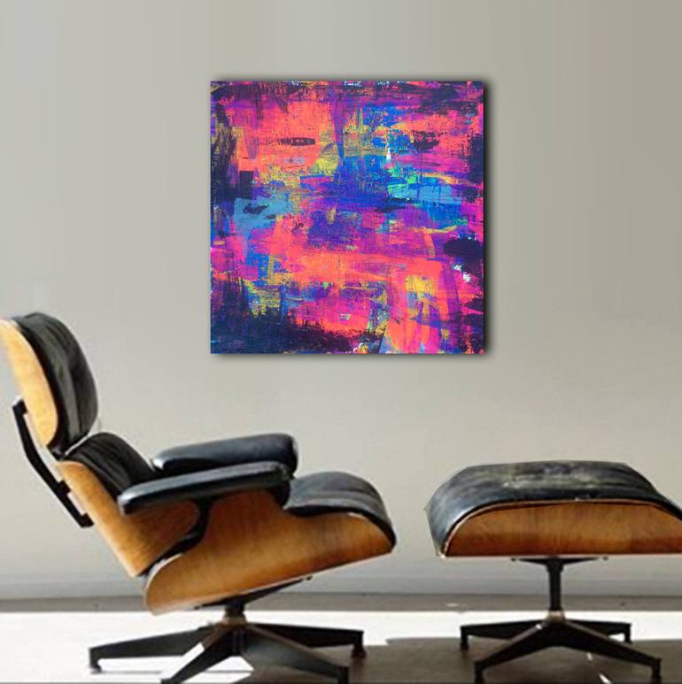 Original Abstract Expressionism Abstract Painting by Robert Erod