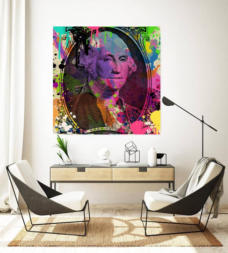 Original Abstract Expressionism Pop Culture/Celebrity Digital by Robert Erod