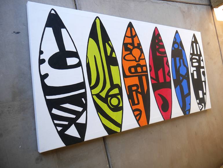 Original Cubism Abstract Painting by Robert Erod