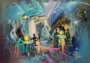 Print of Performing Arts Paintings by Valeriia Leventsova