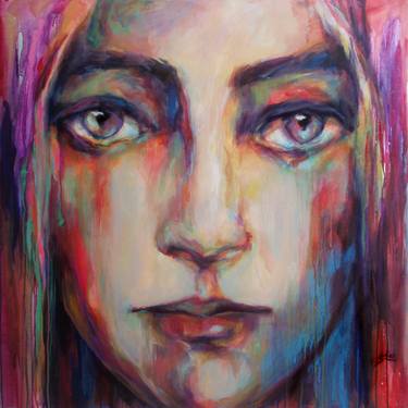 Original Portraiture Women Paintings by Suhair Sibai